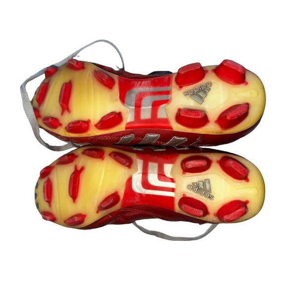 2002 Adidas Predator Mania US 7 Red Silver Strap Fold Over Tongue main image 12
